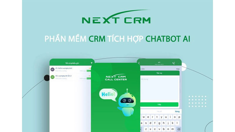 Phần mềm CRM tích hợp chatbot AI