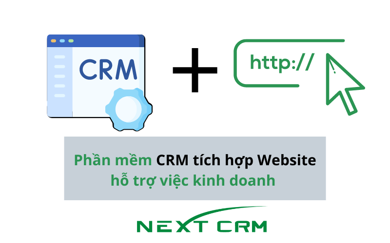 Phần mềm CRM tích hợp Website hỗ trợ việc kinh doanh