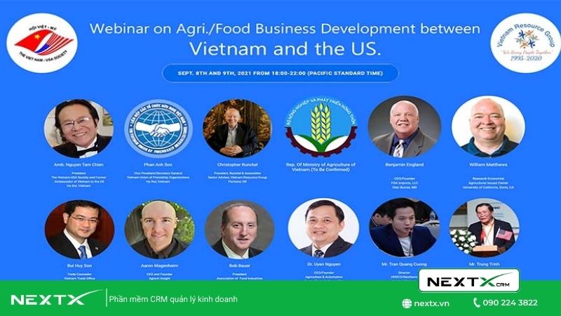 CEO NextX làm diễn giả phát biểu tại tọa đàm trực tuyến Việt – Mỹ