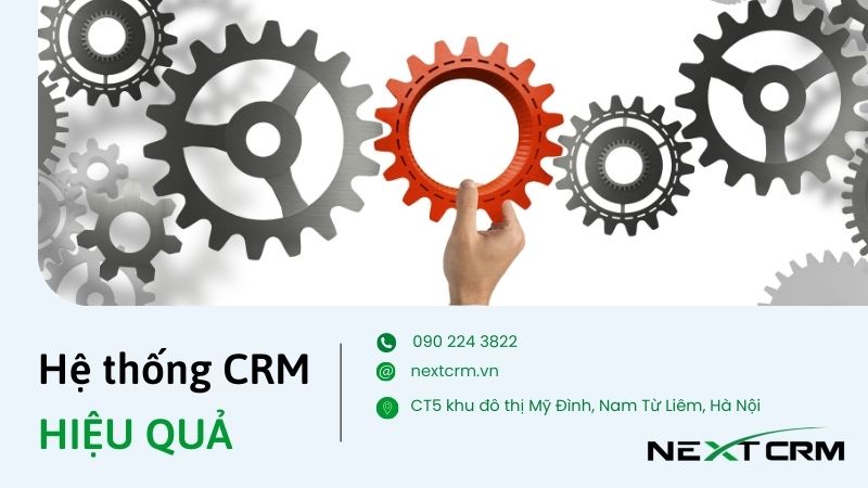 Xây dựng hệ thống CRM hiệu quả chuyên nghiệp cho công ty 