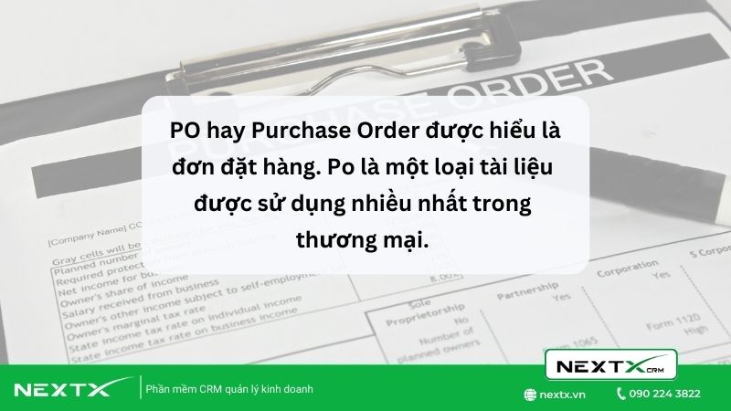 Po (purchase order) là gì