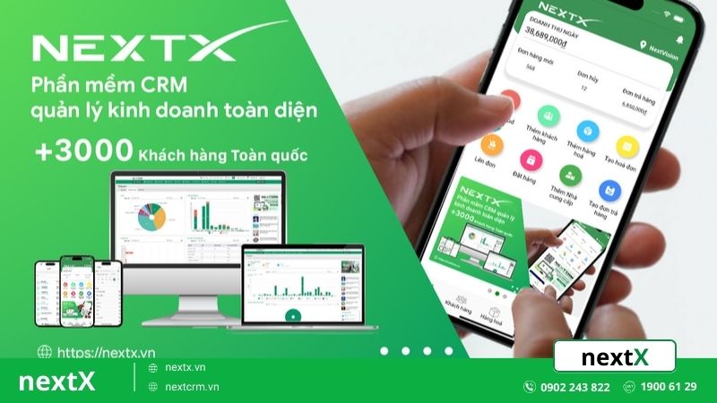 cách chăm sóc khách hàng bằng phần mềm NextX quản lý khách hàng