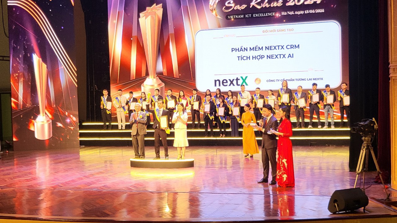 NextX được vinh danh tại lễ trao giải Sao Khuê 2024
