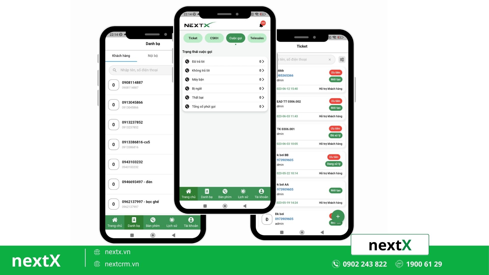 NextX - Phần mềm chăm sóc khách hàng