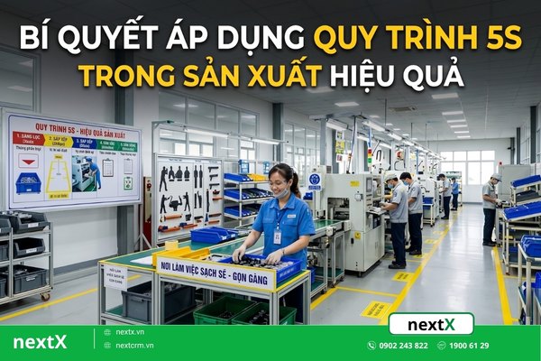 Bí quyết áp dụng quy trình 5S trong sản xuất hiệu quả